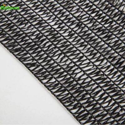 50% Shade 45g HDPE Warp Knitting Black Sun Shade Net