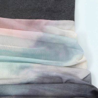 Spring New Style: Blended Mesh Knitted Splicing One Shoulder Women's T-shirt With Folded Top photo-4