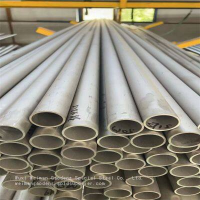 Marine Welded Titanium Pipe 27mm OD 2mm Wall Thickness Titanium Welded Pipe 6m Length Bright Surface