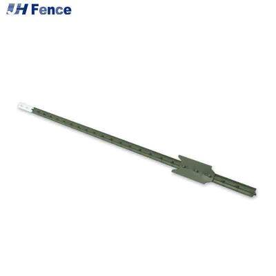 Poteaux en acier de type métallique pour clôtures, facilement assemblables, des poteaux T garnis de clous, de 1,25 livres, en acier robuste pour clôtures agricoles, des piquets de 6 pieds pour clôtures de terrain, poteaux T