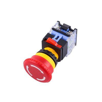 Industrial Grade LAY38-11ZS Emergency Stop Switch Plastic Housing 250V AC photo-2