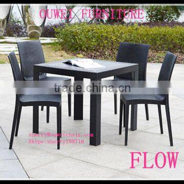 Plastic Rattan furniture for outdoor