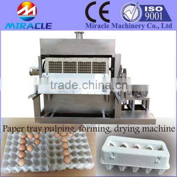 Molding of egg tray, paper tray moulding machines price, hot sale eggs box tray machine
