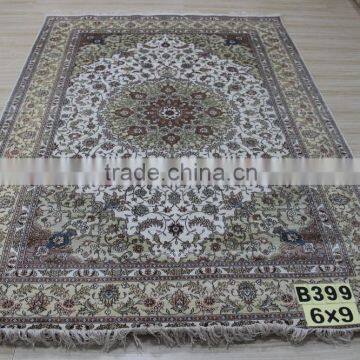 Handmade carpet hand knotted velour carpet