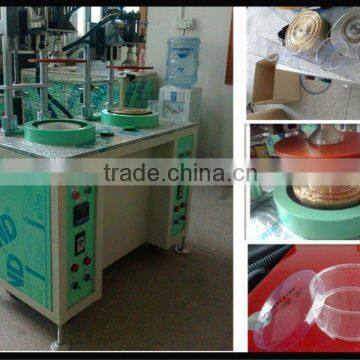 Automatic PVC PET Cylinder Edge Curling Machine