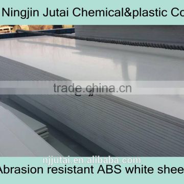 Abrasion resistant ABS white sheets