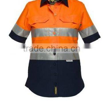 High visibility working summer shirt