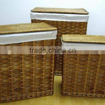 2015 rectangular laundry wood chip hampers