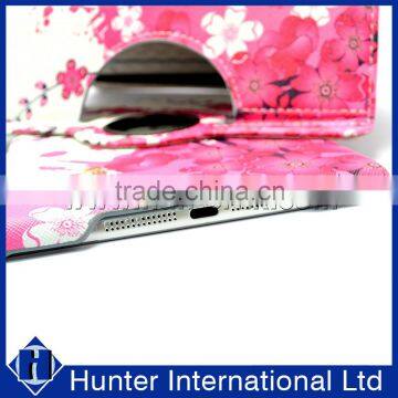 Pink Flower 360 Rotating Tablet Case For IPad Mini photo-5