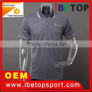 custom made Top quality embroidered logo high quality polo shirt