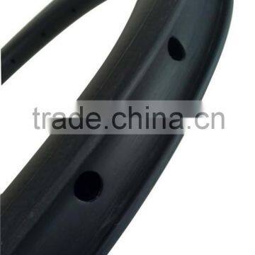 Carbon Bicycle Clincher Wheel 40mm Bike Rim Full Carbon Fiber Light Weight Clincher Kid's Rim 18" Carbon Rim for Folding Bicycle