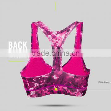 Moisture-wicking Quick Dry Anti-UV Sublimation Wholesale Sports Bra photo-5