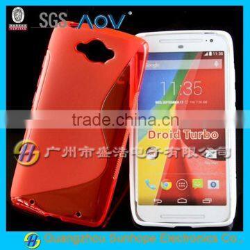 Wholesale TPU S Wave Matte Non-slip Mobile Cell Phone Case for Moto Droid Turbo XT1254 photo-2