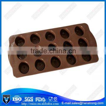 Specially 15 Cavities Silicone Chocolate , Ice Molds