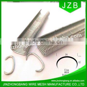 JZB-Hlwj familiar in ODM factory hog ring HR16 type Fashion galvanized staples pins