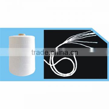 206 raw white 100 virgin polyester bale sewing thread