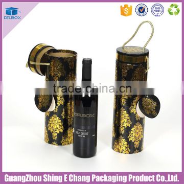 2016 special design portable cardboard wine box