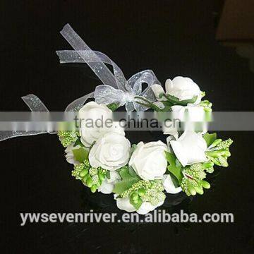 South Korean Children's Wreath Wreath Han Edition Simulation Girls Headdress Flower Wreath Wreath of Wedding Dress Accessories photo-4