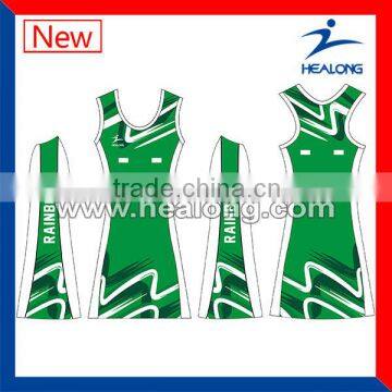 sublimation hot style women netball dress