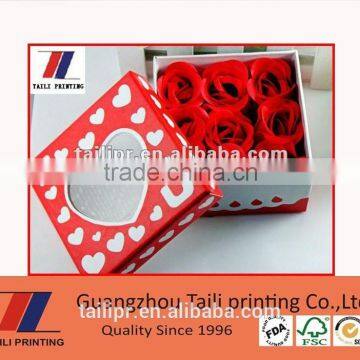 Custom flower corrugated packaging boxes