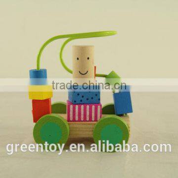 wooden train toy for baby