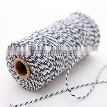 Wholesale Dark Grey Cotton Baker's Twine For Party Decoration