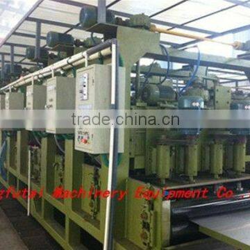 metal polishing machine with 9 sets grinding heads