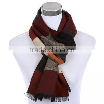 Men's fashionable Cashmere Feel Winter Plaid check Scarf 5 colors