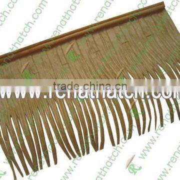 artificial thatch palm leave, coco palm roof, artificial palm tree thatch