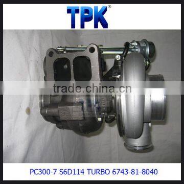 PC300-7 SAA6D114E-2 SAA6D114 TURBOCHARGER 6743-81-8040 photo-3
