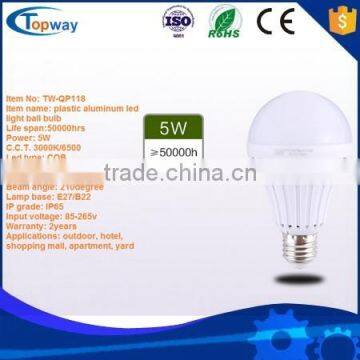 High Brightness 5w 7w 9w 12w E27 E14 B22 Screw Base Led Bulb Light photo-2