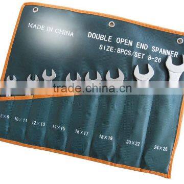 open end spanners set packing in bags