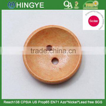 Sedex Audited Factory 2 Pillar Wooden 2 Holes Button