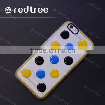 Dot shape tpu printing fashion mobile back case