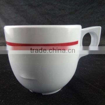 Hard plastic white cups with handle 2014 hot slae