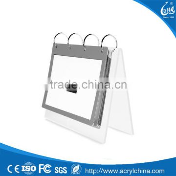 High Quality Clear Acrylic Calendar Custom Perspex Calendar for Wholesale