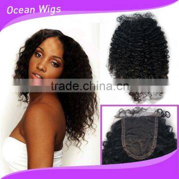 Virgin Indian Kinky Curly Top Closure