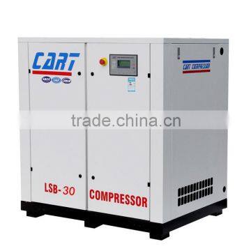 200KW 270HP China electric compressor, Direct driven screw air compressor