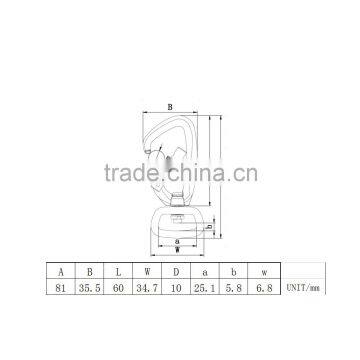 Red High Quailty High Strength Aluminum Swivel Hook photo-2