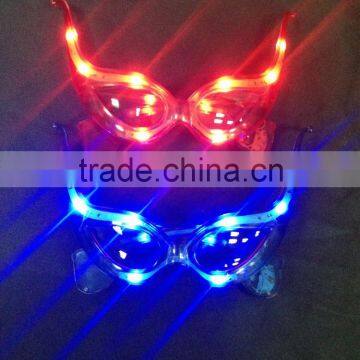 flashing glasses