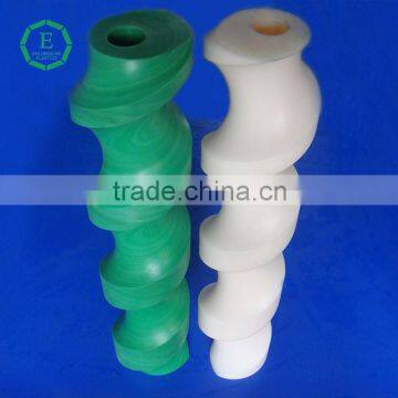 Professional Manufacture Plastic Uhmwpe Conveyor Screw CNC Machined Transporting Screw photo-6