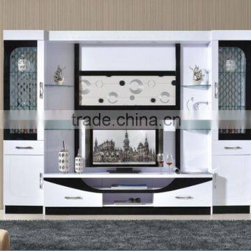 tall wooden living room white tv cabinet