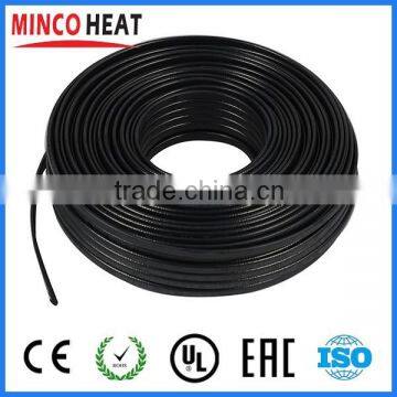 13mm 230V PE outer jacket non-toxic self regulating heating cable for drinking water pipe freeze protection