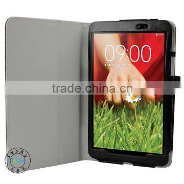 hot sale crazy horse pattern leather folio cover for lg g pad 8.3