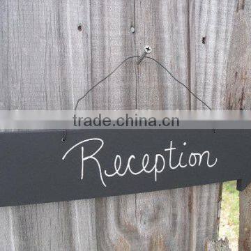 antique can write arrow shape hang blackboard