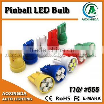 good quality 3528 4 smd non ghosting led bulb 6.3V pinball #555