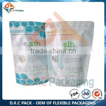 Plastic Packaging Bag With Zipper For Protein Powder