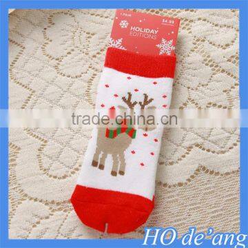Hogift Hot Selling Baby Socks Thick Warm Terry Socks Combed Cotton Christmas Baby Socks MHo-198 photo-4