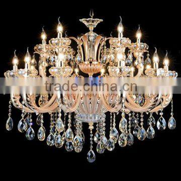 Large Big Chandelier Crystal Lamp Modern K9 Crystals Pendant Lamps CZ5012/12+6