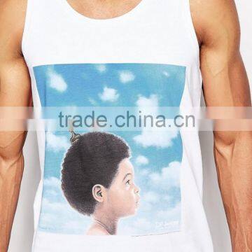 Mens Fancy Casual Stringer Sleeveless Vest For Men Cotton Singlet Underwear Tank TOP Men Fashion Vest photo-4